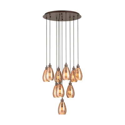 Produktbild von EGLO SIRACUSA, 10 Glühbirne(n), E27, Braun
