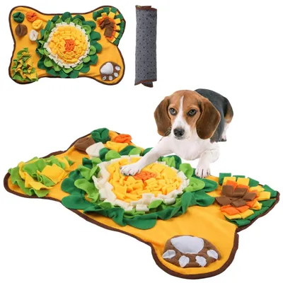 Produktbild von Schnüffelmatte für Hunde Futtersuchmatte Geruchstraining Schnüffelteppich für kleine, mittelgroße und große Hunde