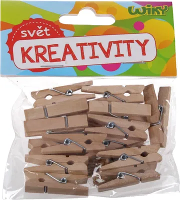 Immagine prodotto di Puntine di legno 2,5 cm, 25 pezzi + spago
