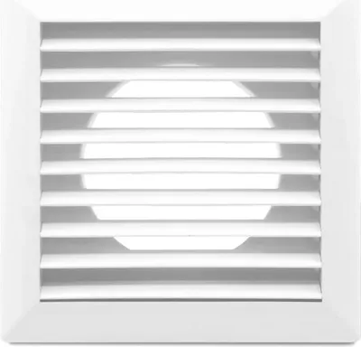 Image de Grille d'aération Lamelles verrouillables 100 blanc 1294