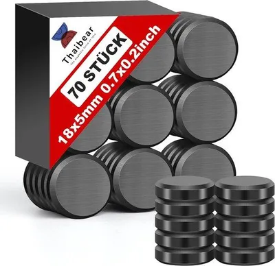 Produktbild von Keramische Magneten 18x5mm Rund 70 Stück