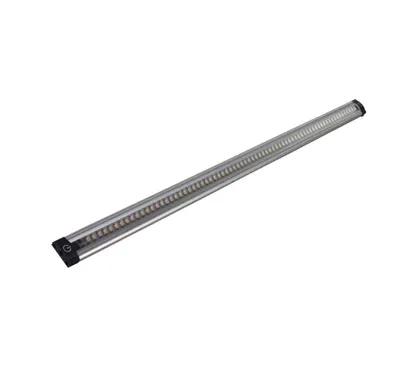 Image de Spot encastré LED Ritos, modèle TS, avec capteur tactile, variateur d'intensité avec 3 niveaux, 5,5W, couleur argent