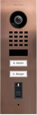 Produktbild von DoorBird D1102FV, 1080p, Ultra-Weitwinkel, 150°, 82°, 6 m, 180°