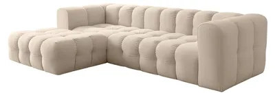 Produktbild von Ecksofa Baloo L, für das Wohnzimmer, Stoff Tiffany, links, beige