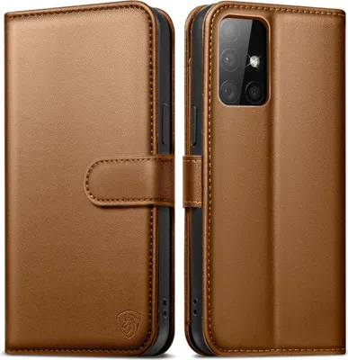 Obrázok produktu pre Puzdro na mobilný telefón Samsung Galaxy A51 hnedé s funkciou blokovania RFID
