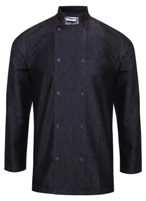 Produktbild von Premium - Kochjacke für Herren/Damen Unisex LT2618 (M) (Schwarz)