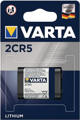 Image de Varta Batterie Professional Photo Lithium 2CR5 6203