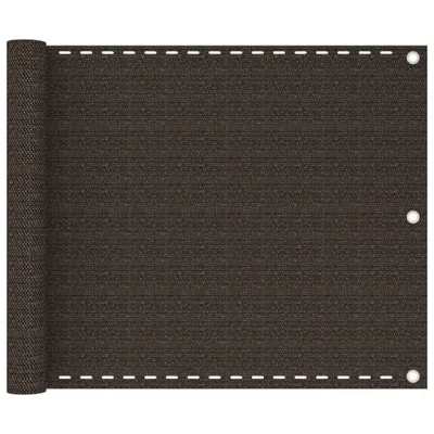 Obrázok produktu pre Balkónová zástena na ochranu súkromia hnedá 75x400 cm HDPE