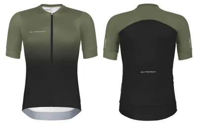 Produktbild von Hochwertiges Renntrikot SS Herren Größe XL olivschwarz