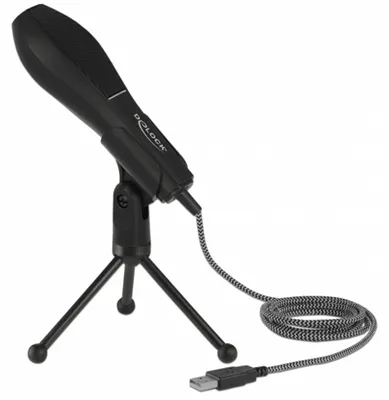 Produktbild von DeLOCK 65939, Konferenzmikrofon, -38 dB, 50 - 16000 Hz, 2200 Ohm, 16 Bit, 44,1 kHz