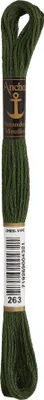 Produktbild von Anchor Sticktwist 4635000-00263 lodengrün Stickgarn, 100 % Baumwolle