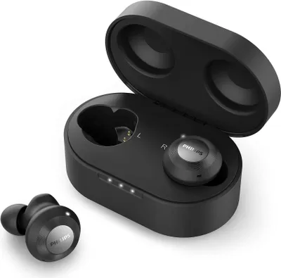 Obrázok produktu pre Philips TAT8505BK/00, True Wireless Stereo (TWS), Hudba, 20 - 20000 Hz, 73 g, Slúchadlá s mikrofónom, Čierna