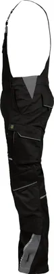 Produktbild von Leibwächter Latzhose Flex-Line FLEXL Gr. 64 schwarz/grau