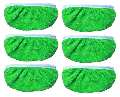 Produktbild von 6/12 wiederverwendbare Mikrofaser-Wischmopp-Pads, Möbel- und Bodenreinigungstücher, waschbare Ersatzlappen für Nass- und Trockenreinigung