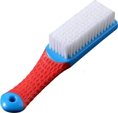 Immagine prodotto di Spazzola per lustrascarpe Spazzola per lustrascarpe con manico e setole naturali Spazzola multifunzione nano, colore:Blu
