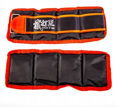 Produktbild von Gewichtsmanschetten 2kg Set (2x1kg) für Handgelenke & Knöchel - Fitness Laufgewichte verstellbar