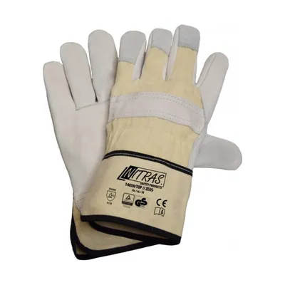 Produktbild von Nitras Rindvolllederhandschuh Größe 10, EN 420 & EN388 CAT2,