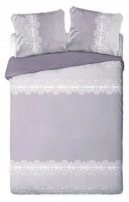 Image de Faro Parure de lit 160x200 cm en coton lavande