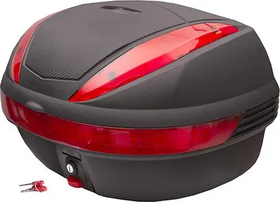 Produktbild von Moretti-Kofferraum, MR-707, 30 l, schwarz, roter Reflektor