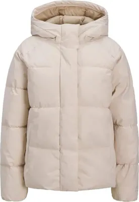 Produktbild von Jack & Jones 12283784_123_S, Puffer, Uni, Erwachsener, Reißverschluss, Kleidungsknopf, Polyester, Beige