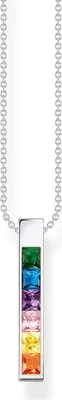 Produktbild von Thomas Sabo Kette Damen KE2113‑166‑7‑L45V Silber Multicolour 45 cm