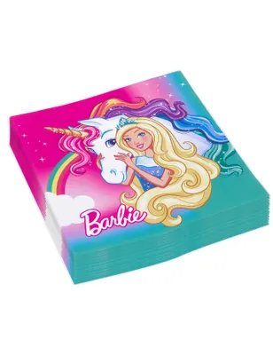 Productafbeelding van AMSCAN - 20 Papieren servetten Barbie Dreamtopia - Decoratie > Papieren servetten