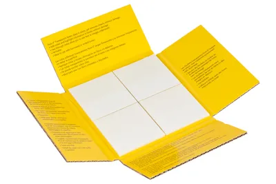 Produktbild von Post-it® Tranparent Notes Haftnotizen - 73 mm x 73 mm - 36 Blatt/Block - 12 Pads/Packung