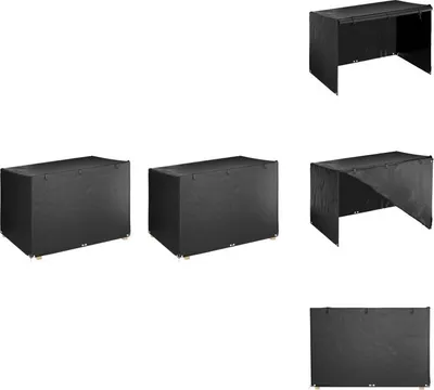 Produktbild von vidaXL Abdeckungen für Schaukelbank 2 Stk. 12 Ösen 215x150x130/150 cm -  Gartenmöbel-Schutzhüllen