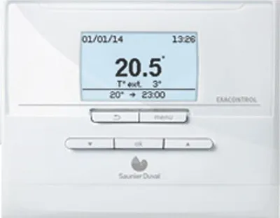 Image de Thermostat d'ambiance programmable à radio EXACONTROL E7RC-B - SAUNIER DUVAL - 0020118072
