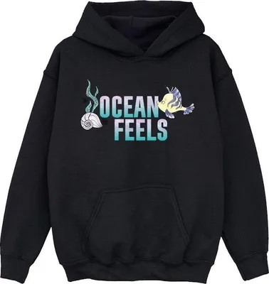 Produktbild von Disney - "The Little Mermaid" Kapuzenpullover für Mädchen BI8939 (116) (Schwarz)