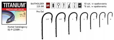 Produktbild von Robinson Titanium Baitholder 225BR Haken für Grundangeln