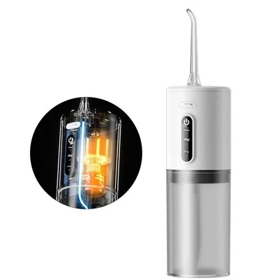 Produktbild von Munddusche Kabellos Elektrischer Zahnreiniger für optimale Zahn- & Zahnfleischpflege 280ml, Wiederaufladbare Wasser Flosser IPX7