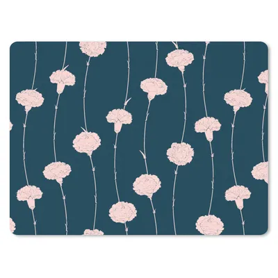 Produktbild von MuchoWow® Mauspad Mousepad Blumen - Pfingstrose - Muster - Pastell 40x30 cm - Mousepads - Maus Mat - Pad - Mausunterlage - Anti Rutsch