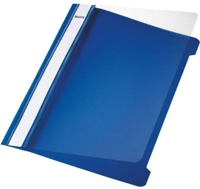 Image de 25x Leitz 4197-00-35 Agrafeuse standard, A5, zone d'écriture longue, PVC, bleu