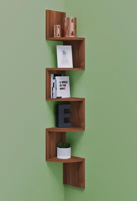 Produktbild von VCM Holzregal hängend | platzsparendes Regal | Maße:  H. 123 x B. 20 x T. 20 cm | Elegantes Regal hängend | Aufbewahrungsregal | Bücherregal | Wandregal - Mintis