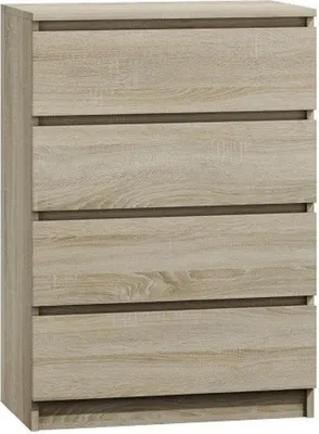 Zdjęcie produktu dla Topeshop M4 SONOMA, Dąb, 4 szuf., Płyta wiórowa, Monochromatyczny, Nowoczesny, Płyta wiórowa
