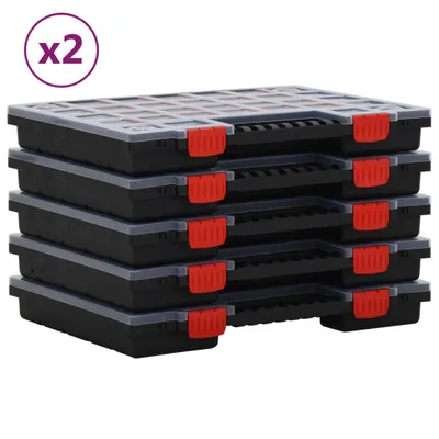 Zdjęcie produktu dla Pudełka asortymentowe, 10 szt., 40x30x5 cm polipropylen