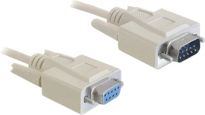 Zdjęcie produktu dla DeLOCK RS-232 3m, Beżowy, 3 m, SUB-D 9, SUB-D 9