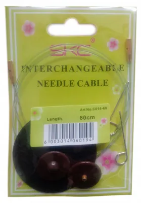 Produktbild von SKC Seil zum Verbinden von Stricknadeln 60 cm