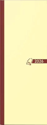 Produktbild von Glocken Tischkalender "Tagebuch" 2026 beige