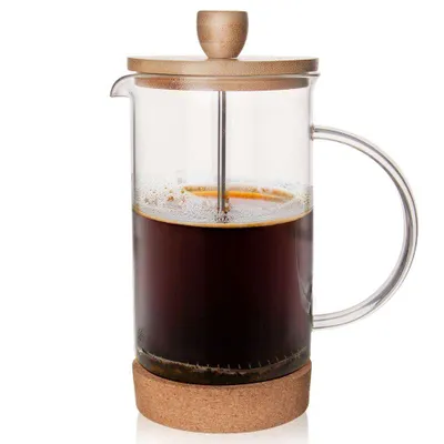 Image de ORION Cafetière presse-café GLASKANNE avec tamis pour la préparation de café thé tisane 1l