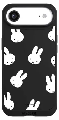 Produktbild von NIVOCASE Handyhülle für Apple iPhone Air  Hülle NIVOpure Case Schwarz Muster transparent Miffy