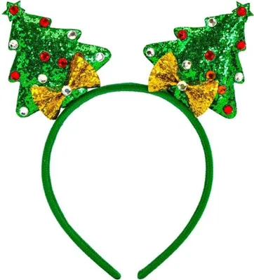 Produktbild von Haarreif "Weihnachtsbaum" | Grün