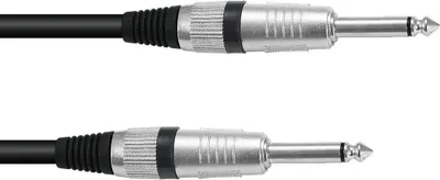 Immagine prodotto di OMNITRONIC Cavo jack 6.3 mono 6m sw ROAD (30211656)