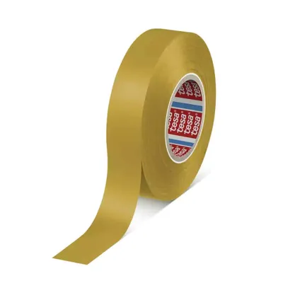 Zdjęcie produktu dla taśma izolacyjna tesa tesaflex 4163 PVC 19 mm x 33 m (żółta)