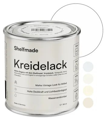 Produktbild von Kreidefarbe Möbel Shabby Chic Holzlack DIY - Chalk Paint matter Look