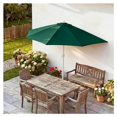 Produktbild von Halbrunder Sonnenschirm Parla, Balkonschirm, UV 50+ Polyester/Aluminium 3kg 270cm ohne Ständer