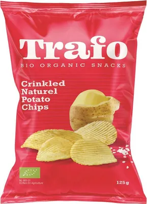 Obrázok produktu pre KRÍVANÉ ZEMIAKOVÉ ČIPESKY SOLENÉ125 g - TRAFO
