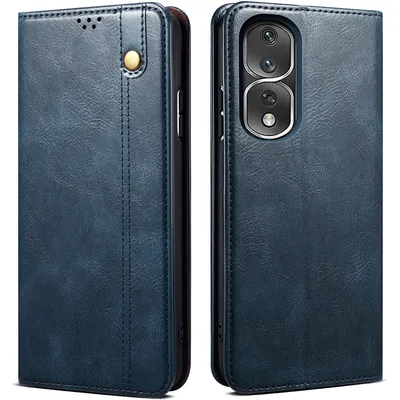 Obrázek produktu pro Pouzdro pro Honor 80 Pro, kožené flip pouzdro peněženka s funkcí stojánku modré