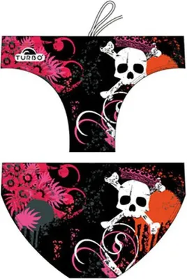 Produktbild von Turbo Skull Crown Badeslip Schwarz 9-10 Years Jungen,Mädchen Schwarz 9-10 Years